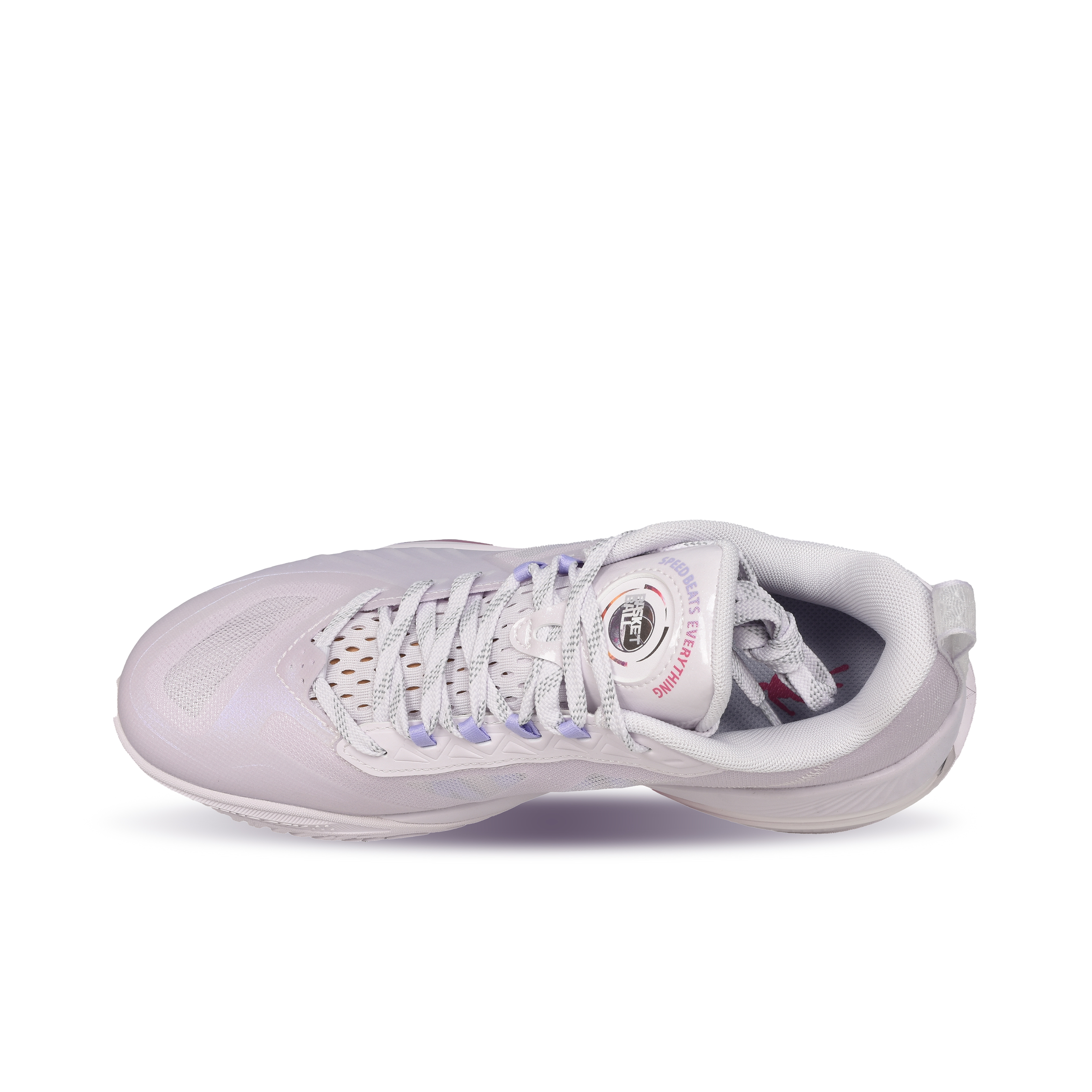 QIAODAN Slip Resistant Abrasion Resistant Low top Basketball Shoes Men’s Purple