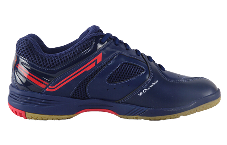 VICTOR Textile, Synthetic Leather Slip Resistant, Abrasion Resistant, Breathable Low top Badminton Shoes Unisex Blue