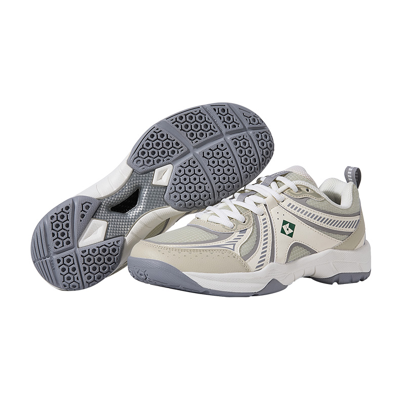 KUMPOO Cushioning Breathable Support Low top Badminton Shoes Unisex Khaki