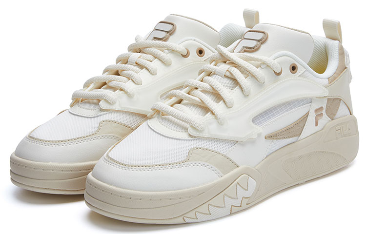FILA FUSION Classic Basketball Shoes ‘White Beige’
