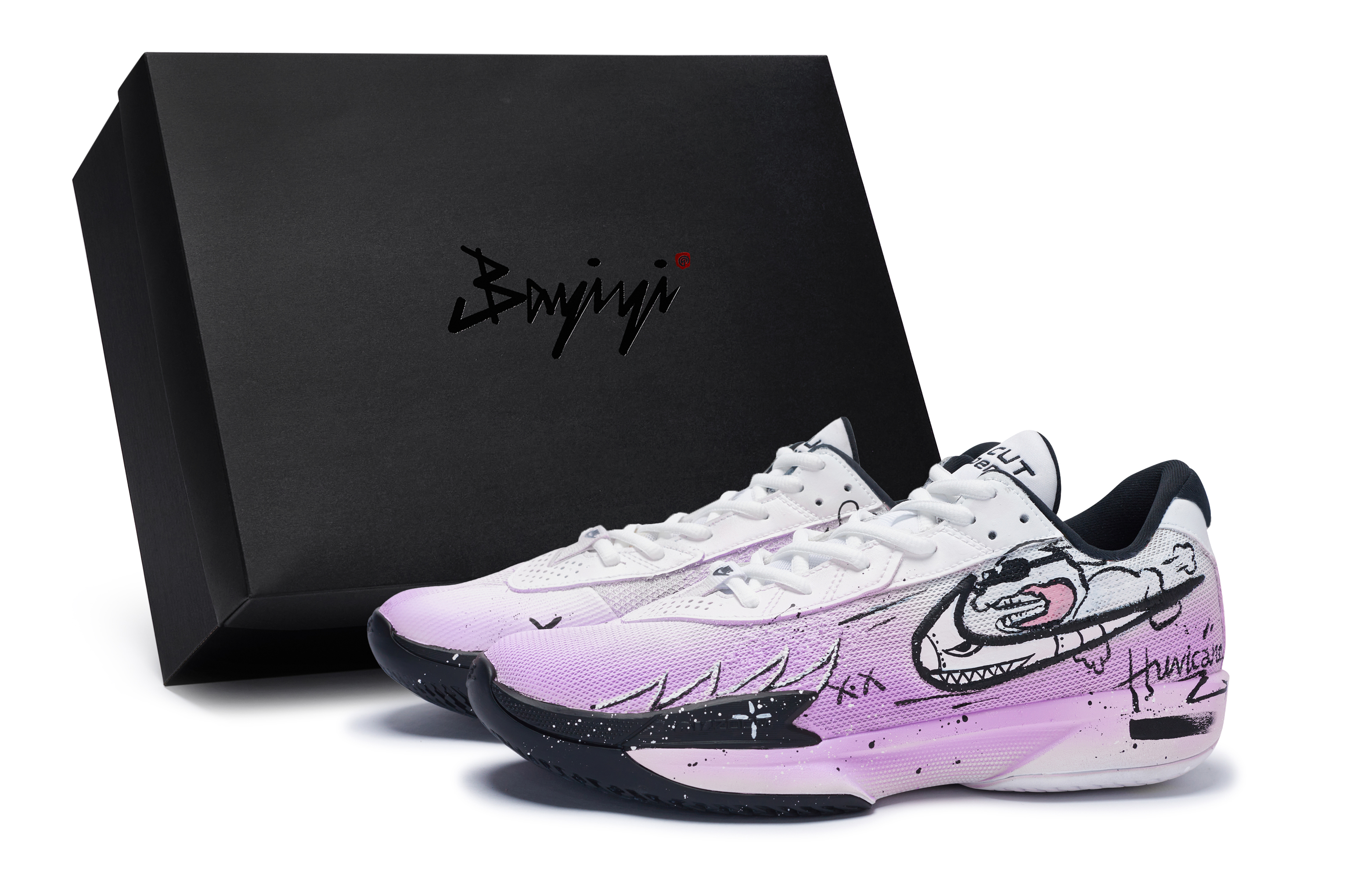 Nike Air Zoom G.T. Cut Academy 811 Manufacturing, Rocket Dog Purple, Special Shoe Box Low top Basketball Shoes Unisex