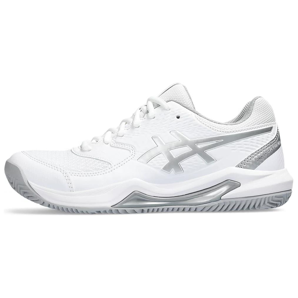 ASICS Gel Dedicate 8 Clay White Pure Silver Women's