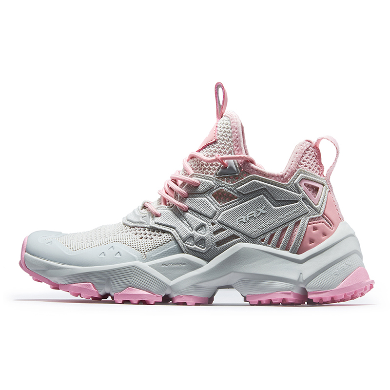 RAX Slip Resistant, Breathable, Lightweight Low top Outdoor Shoes Women’s Gray Pink
