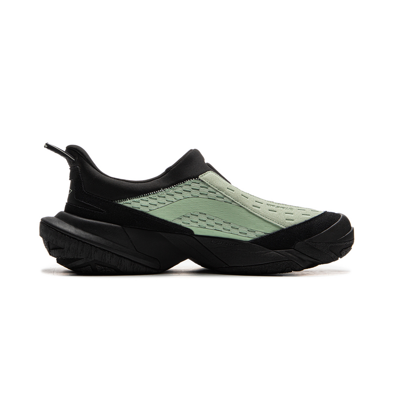 Li Ning Outdoor CF Tracing, Hiking Lite Low top Outdoor Hiking Shoes Unisex Black Green