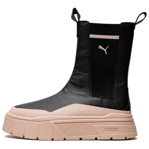 PUMA Mayze Stack Chelsea Boots 'Black Rose Quartz' Women's