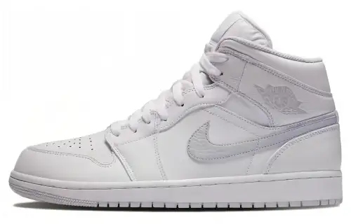 Jordan 1 Retro Mid White Platinum