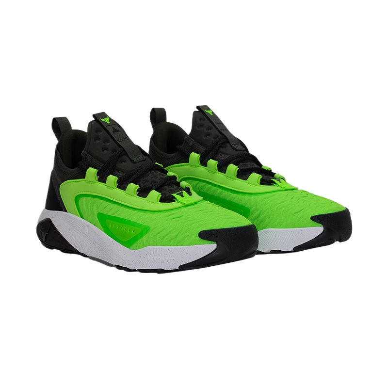 Under Armour Project Rock 7 Cushioning Abrasion Resistant Cushioning, Wear Resistant Low top Training Shoes Men’s Green