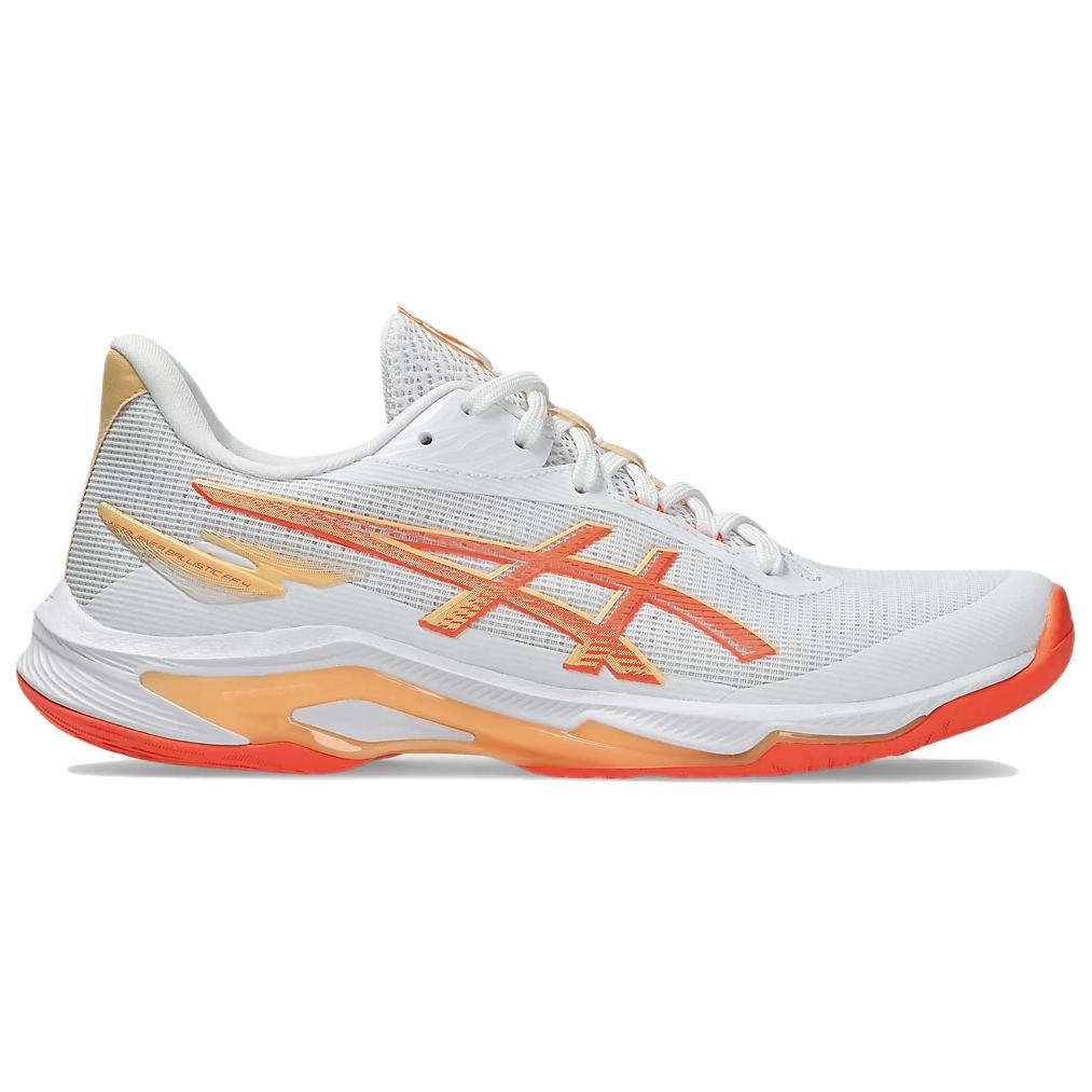 ASICS NETBURNER BALLISTIC FF 4 Abrasion Resistant Low top Training Shoes Women’s White Orange Red