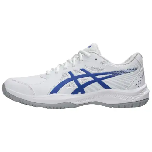 Asics COURT SLIDE 4 Cushioning Breathable Support Low top Tennis Shoes Unisex White Blue