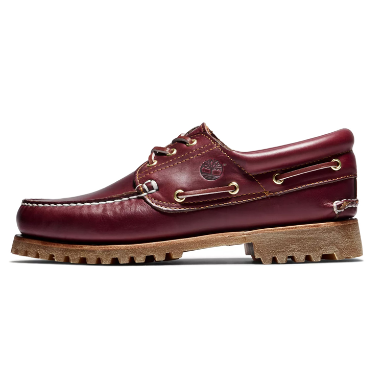 Timberland Timberland 3-Eye Boat low-top casual leather shoes men's red brown
