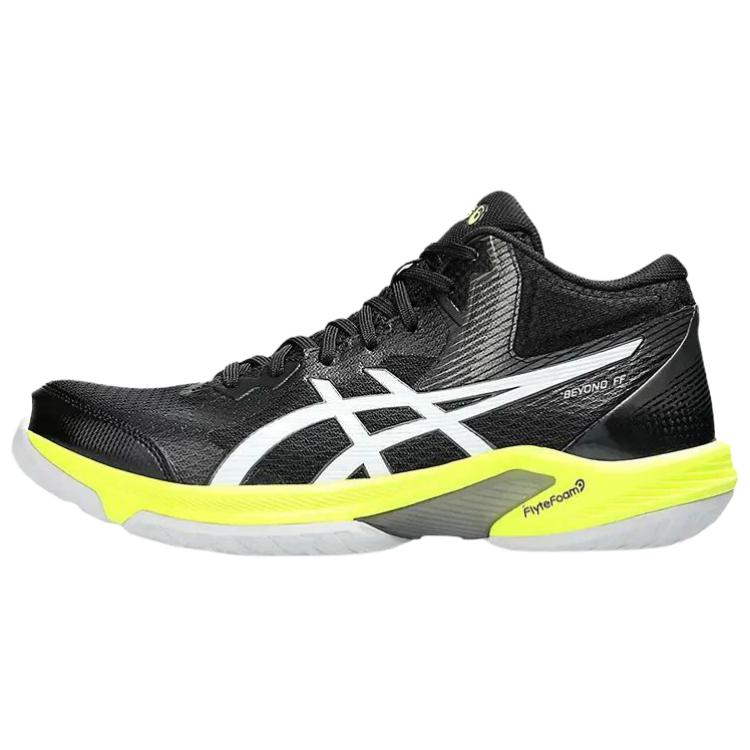 ASICS Beyond FF Cushioning Breathable Support High top Badminton Shoes Men’s Black Yellow