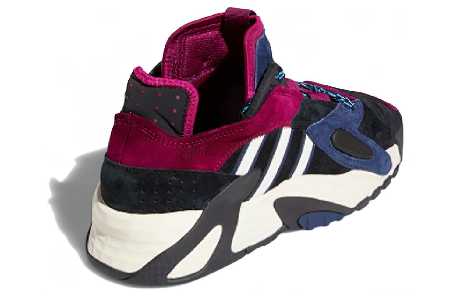 Мужские кроссовки adidas originals Streetball (черно-пурпурные) — фото 4