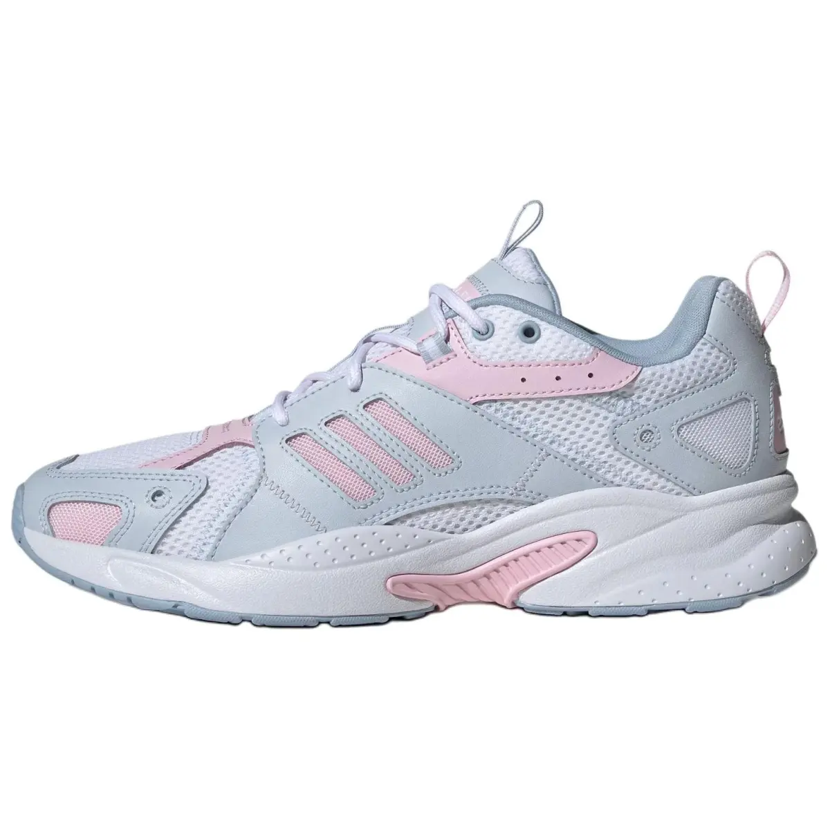 Adidas JZ Runner Comfortable Slip Resistant Abrasion Resistant Low top Chunky Sneakers Women's White Pink