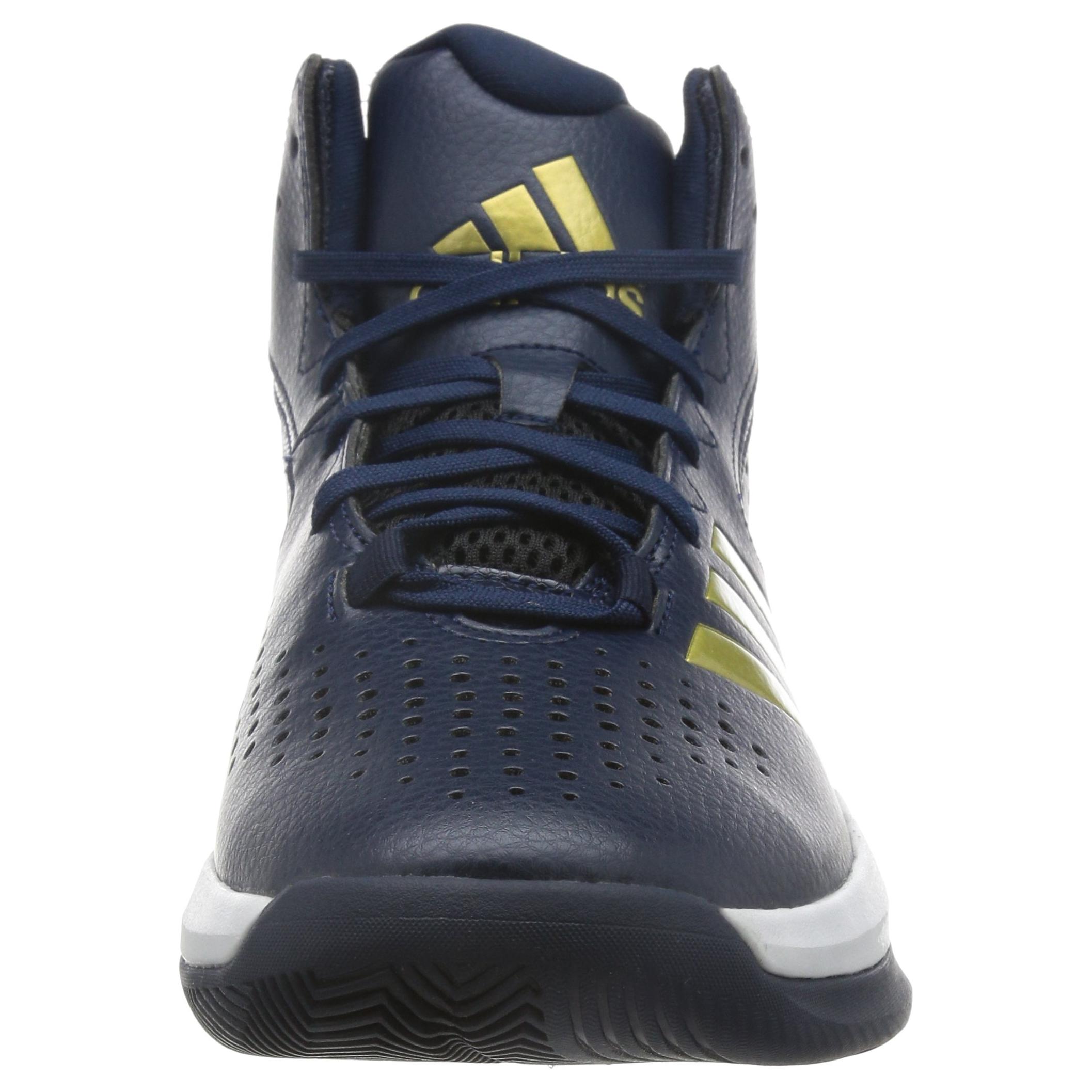 Adidas Slip Resistant Abrasion Resistant Mid top Basketball Shoes Men’s Blue