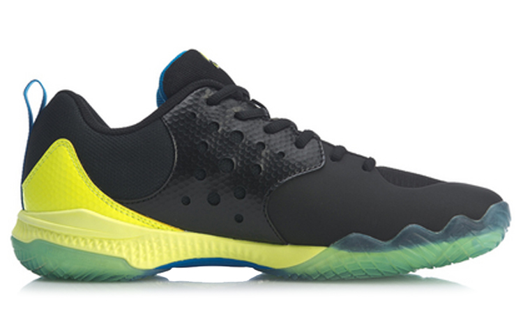 Li Ning 2 V2 Textile, Synthetic Leather Cushioning Slip Resistant Abrasion Resistant Support Rebound Low top