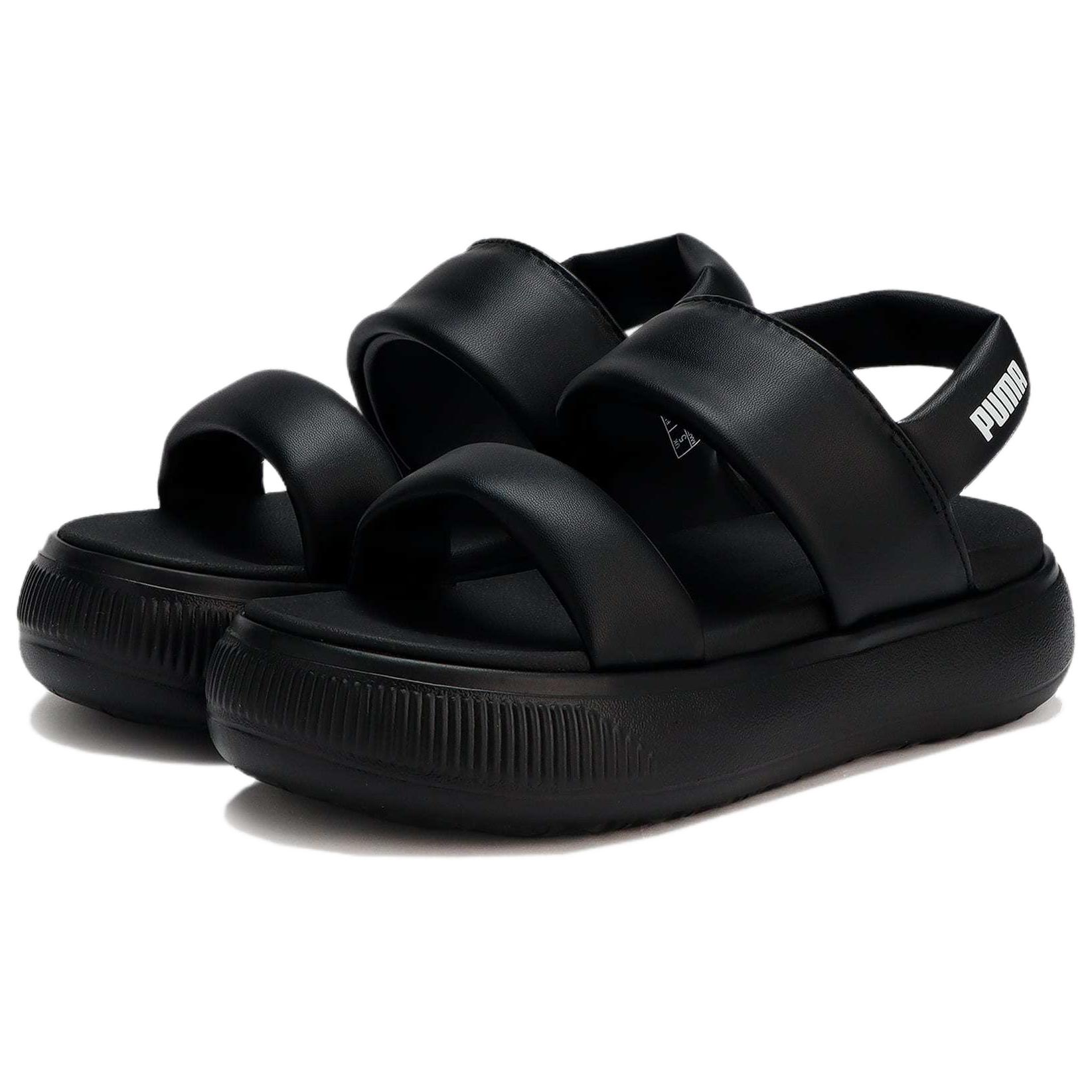 PUMA Mayu Puffy Slides 'Black' Women's