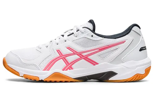 Asics Gel-Rocket 10 volleyball shoes, wear-resistant and lightweight, low-top training shoes, women's pink and white