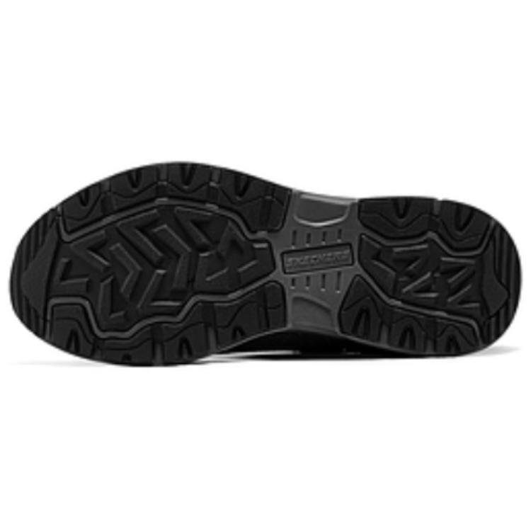 Skechers OUTDOOR MENS Comfortable Abrasion Resistant Abrasion Resistant Low top Mountaineering Shoes Men’s Silver Black
