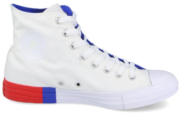 Кеды Converse Chuck Taylor All Star (бело-красно-синие) — Белый / красный / синий — фото 2