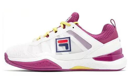 FILA SPEED SERVE Energized Cushioning Abrasion Resistant Cushioning, Wear Resistant Low top Tennis Shoes Women's Pink