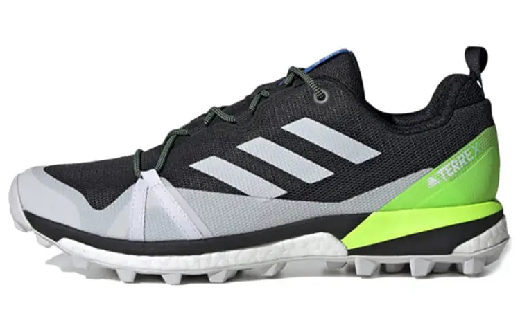 Adidas Terrex Skychaser Lt Breathable Low top Mountaineering Shoes Men's Black Green Gray