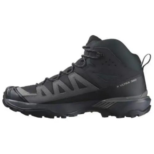 SALOMON X ULTRA 360 Non Slip And Waterproof Mid top Mountaineering Shoes Men's Black