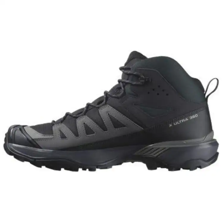 SALOMON X ULTRA 360 Non Slip And Waterproof Mid top Mountaineering Shoes Men's Black