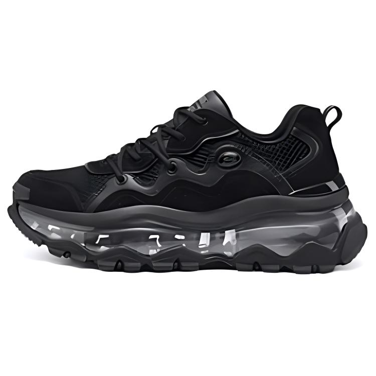Skechers Street Blo Textile, Synthetic Leather, Split Cow Leather Comfortable And Breathable Abrasion Resistant Low top