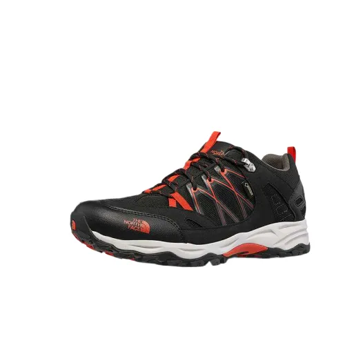 THE NORTH FACE GORE TEX Low top Hiking Shoes Men's Black Orange