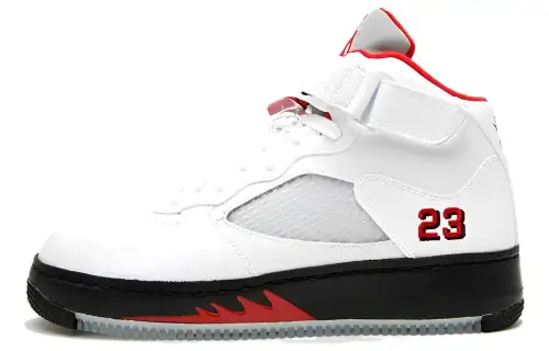 Jordan 5 Fusion Varsity White Red