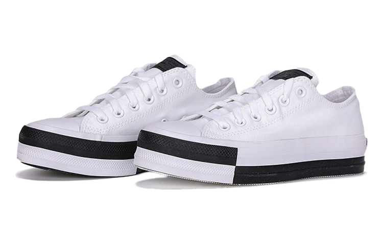 Женские кеды Converse Chuck Taylor All Star (черно-белые) — Чёрный / белый — фото 3