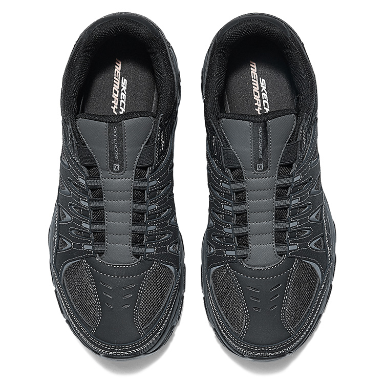 Skechers After Burn M.Fit 2.0 Cushioning Slip Resistant Abrasion Resistant Low top Mountaineering Shoes Men’s Black