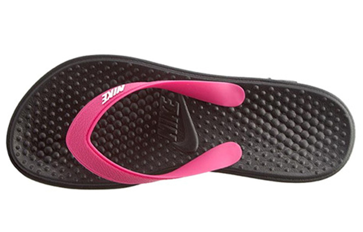 Nike Solar Thong Black White Vivid Pink Women's