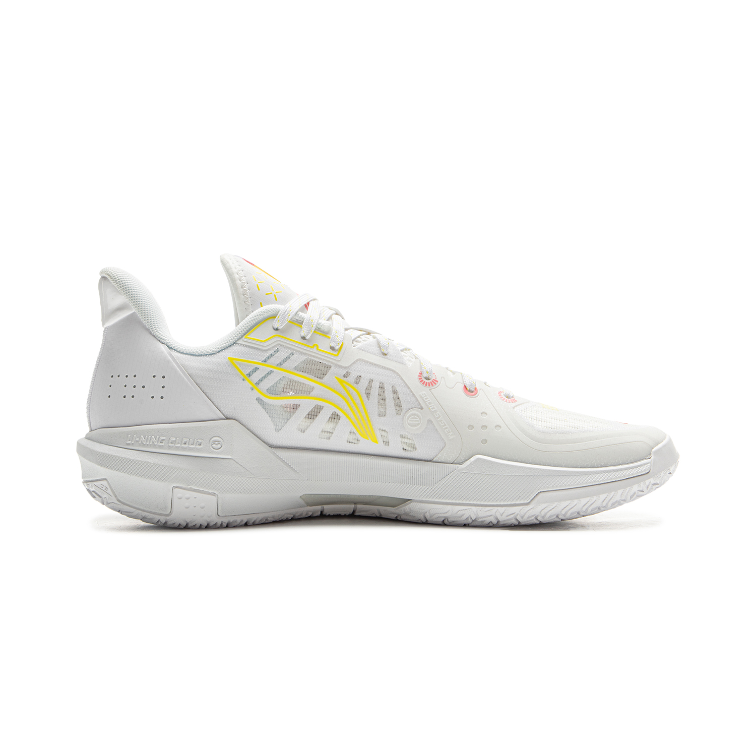 Li Ning Light Speed 3 Low top Basketball Shoes Men’s White Pink