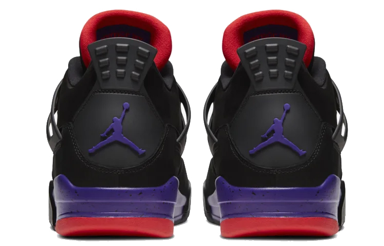 Мужские кроссовки Jordan Air Jordan 4 retro raptors nrg (черный) — фото 4