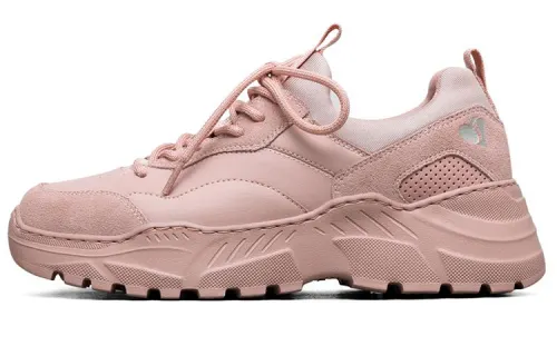 Skechers Street B Rad Leather Low top Chunky Sneakers Women's Pink