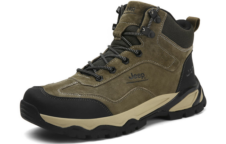 Jeep Mid top Outdoor Shoes Men’s Khaki