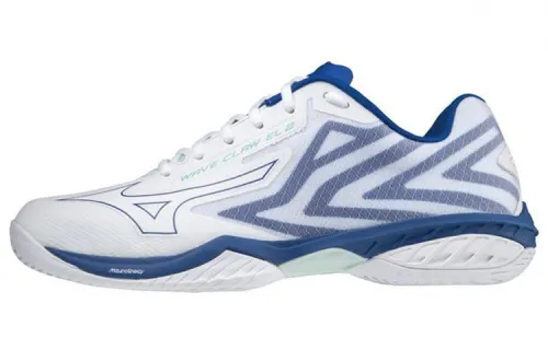 Mizuno Wave Claw Badminton Shoes Unisex Low Top White/Blue