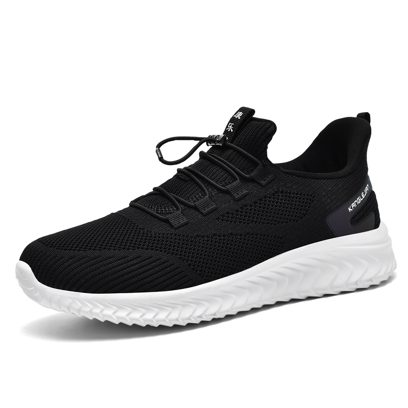 KANGLEJIAN Cushioning Moisture Wicking Rebound Lightweight Breathable Low top Casual Shoes Men’s