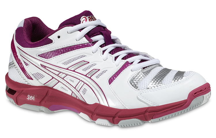 ASICS Gel Beyond 4 Volleyball Shoes Women's Low Top White/Red