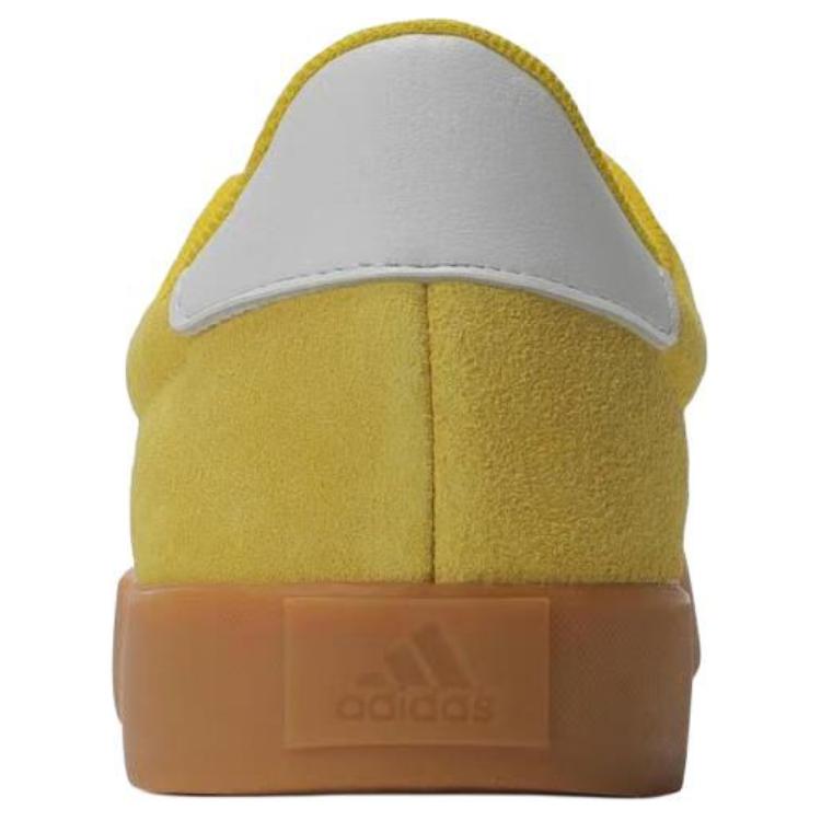 Adidas VL COURT 3.0 Slip Resistant Abrasion Resistant Low top Tennis Shoes Unisex Yellow