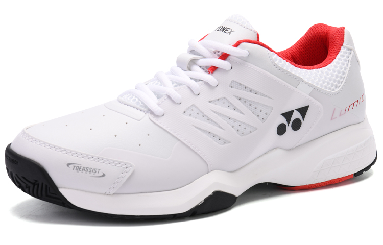 YONEX Tennis Shoes Unisex Low Top White Red