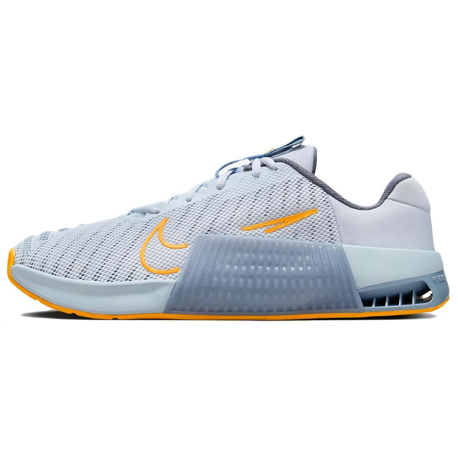 Nike Metcon 9 comfortable and versatile low-top training shoes for men, blue and orange