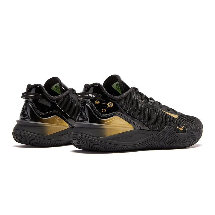 PEAK Taichi Origin 1.0 Cushioning Slip Resistant Abrasion Resistant Low top Basketball Shoes Men’s Black Gold