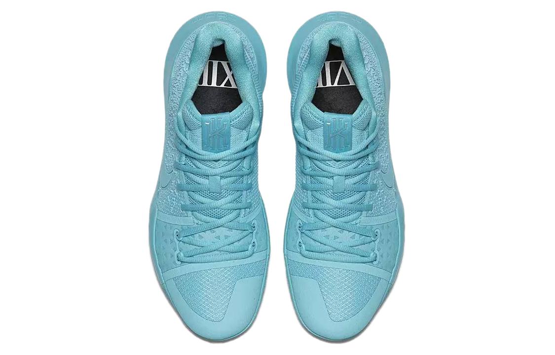 Мужские кроссовки Nike Kyrie 3 Aqua (голубые) — фото 4