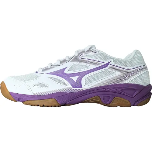 Mizuno Sky Blaster Slip Resistant Impact resistant Low top Training Shoes Unisex White/Purple