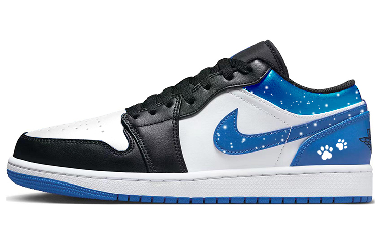 Jordan Air Jordan 1 Vintage Basketball Shoes Women’s Low Top White/Blue