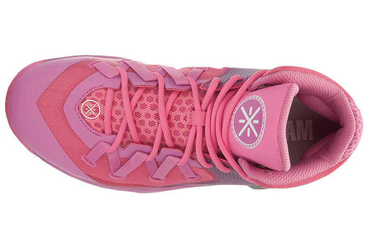 Li Ning All In Team 3 Basketball Shoes Unisex High Top Azalea Pink