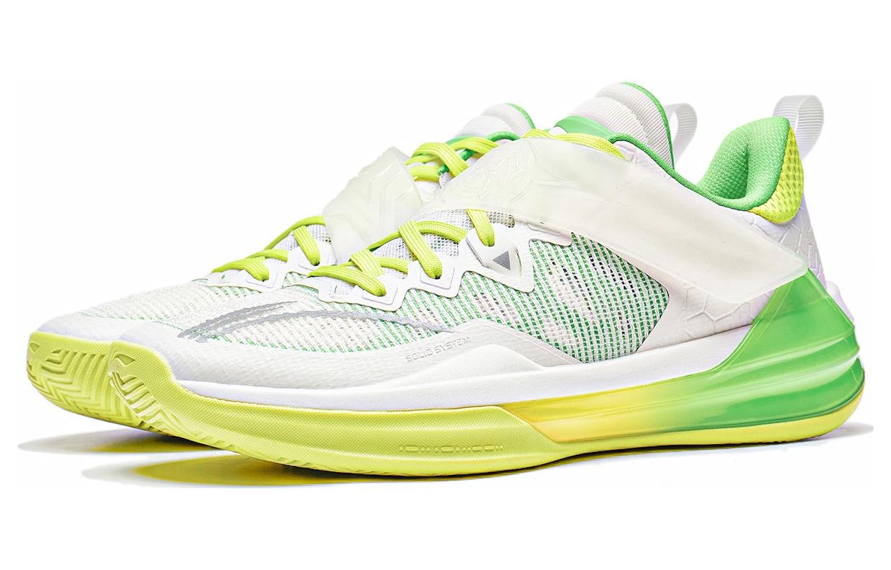Li Ning Liren3 TEAM Textile, Synthetic Leather Cushioning Slip Resistant Abrasion Resistant Low top Basketball Shoes