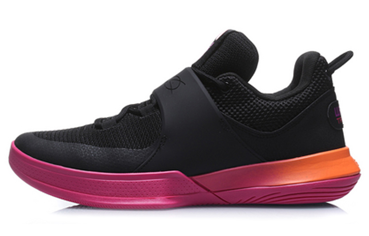 Li Ning Way Of Wade Training Cushioning Slip Resistant Lightweight Low top Performance Basketball Shoes Men’s Black Red